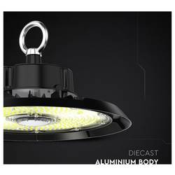 V-TAC VT-91102 240746 LED svítidlo pro haly Energetická třída (EEK2021): D (A - G) LED LED 100 W černá