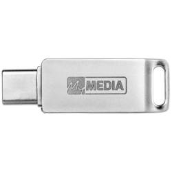 MyMEDIA My Dual USB 3.2 Gen 1 /USB C Drive 16GB USB flash disk 16 GB stříbrná 69268 USB 3.2 (Gen 1x1) , USB-C®