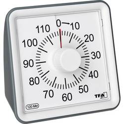 TFA Dostmann Timer VISUAL stopky (časovač) bílá analogový