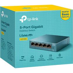 TP-LINK LS105G TP-Link LiteWave LS105G - Switch - unmanaged síťový switch 5 portů