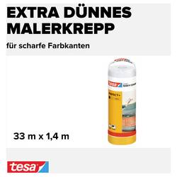 tesa Easy Cover Perfect+ 56574-00000-00 krycí fólie žlutá, transparentní (d x š) 33 m x 1.40 m 1 sada