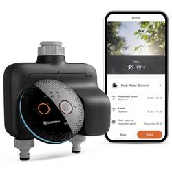 GARDENA 19034-20 smart Dual Water Control zavlažovací hodiny