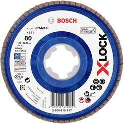Bosch Accessories 2608619817 X551 vějířový brusný kotouč Průměr 125 mm Ø otvoru 22.23 mm Zrnitost 80 1 ks
