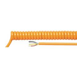 HELU 85374 spirálový kabel H07BQ-F 300 mm / 1200 mm 3 x 1.5 mm² oranžová 1 ks