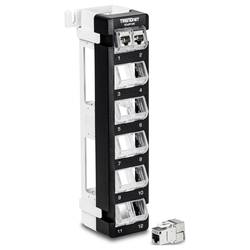 TrendNet TC-KP12V síťový patch panel černá neosazený