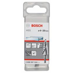Bosch Accessories 2608597524 2608597524 HSS stupňovitý vrták Celková délka 70.5 mm 1/4 (6,3 mm) 1 ks