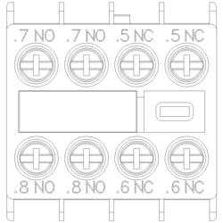Siemens 3RH2911-1FC22 blok pomocných spínačů zásuvné Vhodné pro značku (relé): Siemens 1 ks