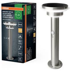 OSRAM HOMELIGHTING ENDURA Style Solar 40cm Post Sensor Double Circle 6W Stainless Steel 4099854455469 venkovní nástěnné LED osvětlení LED 6.00 W Steel