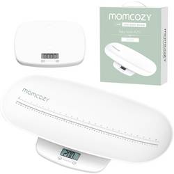 momcozy Dětská váha 254796 Max. váživost=150 kg bílá