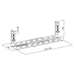 LogiLink KAB0094 kabelový žlab (d x š x v) 127 x 32 x 402 mm 1 ks černá