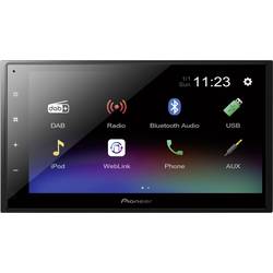 Pioneer DMH-A340DAB autorádio (2 DIN) konektor pro dálkové ovládání na volant, konektor pro couvací kameru, Bluetooth® handsfree zařízení, DAB+ tuner