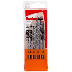Fischer 543025 sada spirálového vrtáku na kámen 5dílná 4 mm, 5 mm, 6 mm, 7 mm, 8 mm, 9 mm, 10 mm válcová stopka 1 sada