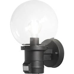 Konstsmide Nemi Move 7321-750 venkovní nástěnné osvětlení s PIR detektorem úsporná žárovka, LED E27 60 W černá