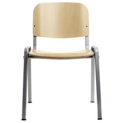 Rocada židle pro návštěvníky 974VE šedá, dřevo (světlé) R974182 4 ks