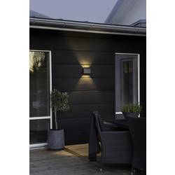 Konstsmide Chieri 2x4 7865-370 venkovní nástěnné osvětlení, nástěnné světlo Energetická třída (EEK2021): F (A - G) LED pevně vestavěné LED 8 W antracit (matný)