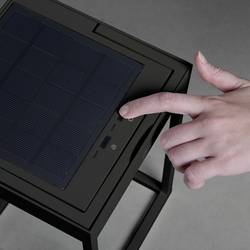 Konstsmide 7815-750 Portofino solární dekorativní osvětlení, USB světlo LED pevně vestavěné LED 3.7 W černá