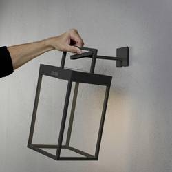 Konstsmide 7815-750 Portofino solární dekorativní osvětlení, USB světlo LED pevně vestavěné LED 3.7 W černá