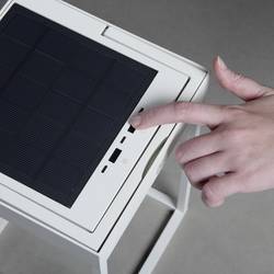 Konstsmide 7815-250 Portofino solární dekorativní osvětlení, USB světlo LED pevně vestavěné LED 3.7 W bílá