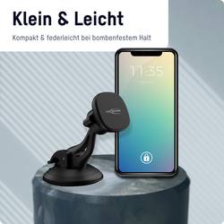 Ansmann Smart Scheibe přísavka, upevnění na ventilační mřížku držák mobilního telefonu do auta s magnetickým upevněním 2 - 12 mm