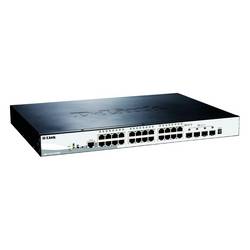 D-Link DGS-1510-28XMP/E DGS-1510-28XMP/E síťový switch 24 + 4 porty 128 Gbit/s funkce PoE
