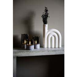 Konstsmide 1819-300 LED svíčka šedobílá jantar (Ø x v) 80 mm x 100 mm