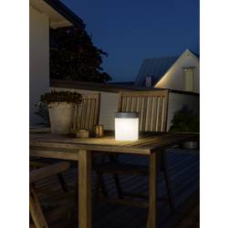 Konstsmide 7806-302 Assisi solární stolní lampa 1 W teplá bílá šedá
