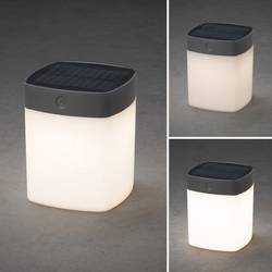 Konstsmide 7806-302 Assisi solární stolní lampa 1 W teplá bílá šedá