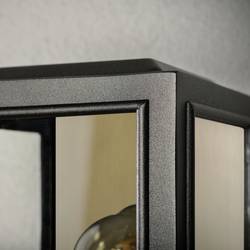 Konstsmide Carpi schwarz/messing 7348-758 venkovní nástěnné osvětlení E27 černá, mosaz