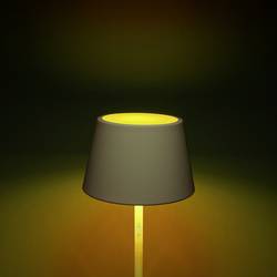 Konstsmide 7824-250 Pomezia weiss venkovní stojací LED lampa LED LED 15 W bílá