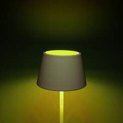 Konstsmide 7824-250 Pomezia weiss venkovní stojací LED lampa LED LED 15 W bílá