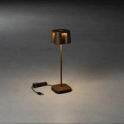 Konstsmide 7818-970 Nice Rost venkovní LED stolní lampa 2.5 W teplá bílá rezavě hnědá