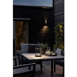 Konstsmide Crotone schwarz 7822-750 venkovní solární nástěnné osvětlení LED pevně vestavěné LED 2 W černá