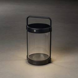 Konstsmide Crotone schwarz 7822-750 venkovní solární nástěnné osvětlení LED pevně vestavěné LED 2 W černá