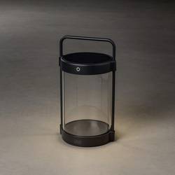 Konstsmide Crotone schwarz 7822-750 venkovní solární nástěnné osvětlení LED pevně vestavěné LED 2 W černá