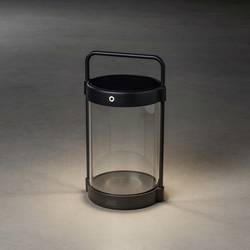 Konstsmide Crotone schwarz 7822-750 venkovní solární nástěnné osvětlení LED pevně vestavěné LED 2 W černá