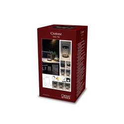 Konstsmide Crotone schwarz 7822-750 venkovní solární nástěnné osvětlení LED pevně vestavěné LED 2 W černá