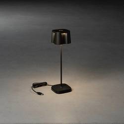 Konstsmide 7818-750 Nice schwarz venkovní LED stolní lampa 2.5 W teplá bílá černá