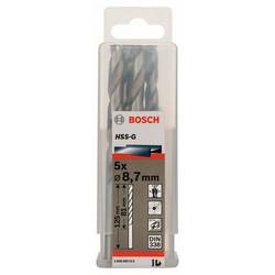 Bosch Accessories 2608585513 2608585513 HSS kovový spirálový vrták 8.7 mm Celková délka 125 mm broušený DIN 338 válcová stopka 5 ks