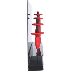 KS Tools 156.0000 Sada průbojníků s ochrannou rukojetí, 5 ks, 3 - 8 mm