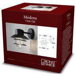 Konstsmide Modena 7310-750 venkovní nástěnné osvětlení E27 60 W černá