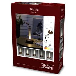 Konstsmide 7827-973 Biarritz Akumulátorová stolní LED lampa teplá až studená bílá rezavá