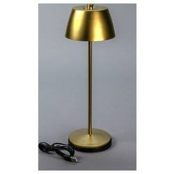 Konstsmide 7840-801 Eze Akumulátorová stolní LED lampa teplá bílá až neutrální bílá zlatá (matná)