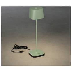 Konstsmide 7814-630 Capri Akumulátorová stolní LED lampa zeleno-šedá