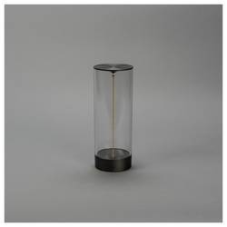 Konstsmide 7846-370 Edison S Akumulátorová stolní LED lampa teplá bílá tmavě zelená