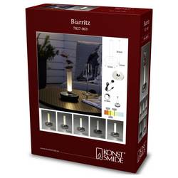 Konstsmide 7827-003 Biarritz Akumulátorová stolní LED lampa stříbrná
