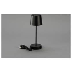 Konstsmide 7887-750 Vence Mini Akumulátorová stolní LED lampa černá