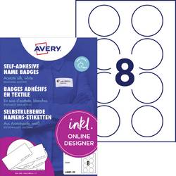 Avery-Zweckform L4881-20 štítek se jménem Kennzeichnungsetiketten (š x v) 65 mm x 65 mm 160 ks