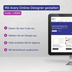 Avery-Zweckform L4000-10 Přívodní pásek (d x š x v) 265 x 18 x 265 mm lepicí proužek 100 ks
