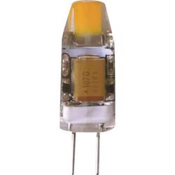 Megaman MM49162 LED Energetická třída (EEK2021) G (A - G) G4 pinová objímka 1.2 W = 11 W teplá bílá (Ø x v) 9.00 mm x 30 mm nestmívatelné 1 ks