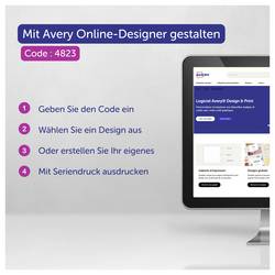 Avery-Zweckform 4823 štítek se jménem (š x v) 90 mm x 60 mm 20 ks
